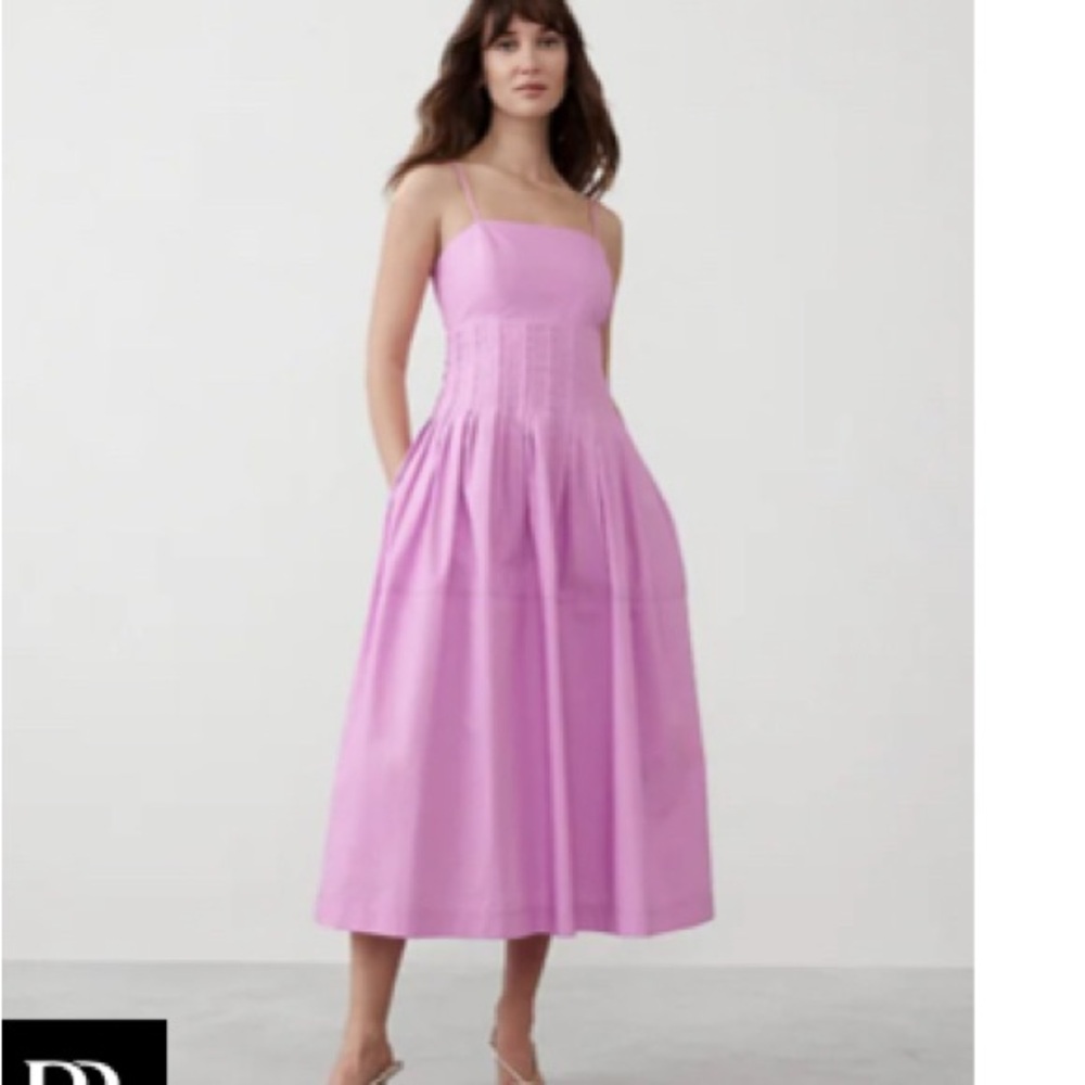Banana Republic Strapless Lilac Dress